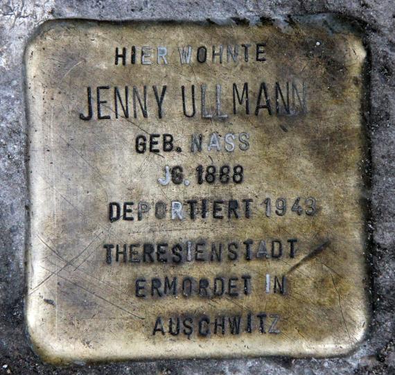 Stolperstein Brückenstr 1a (Mitte) Jenny Ullmann