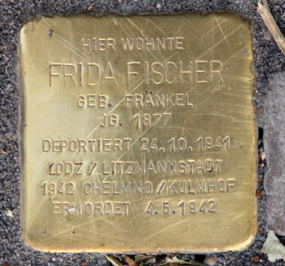 Stumbling stone Breite Str 8 (Panko) Frida Fischer