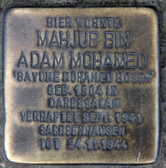 Stolperstein Brunnenstr 193 (Mitte) Bayume Mohamed Husen