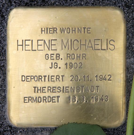 Stolperstein Brunnenstr 50 (Mitte) Helene Michaelis