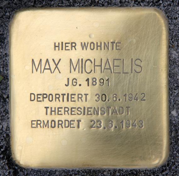 Stolperstein Brunnenstr 50 (Mitte) Max Michaelis