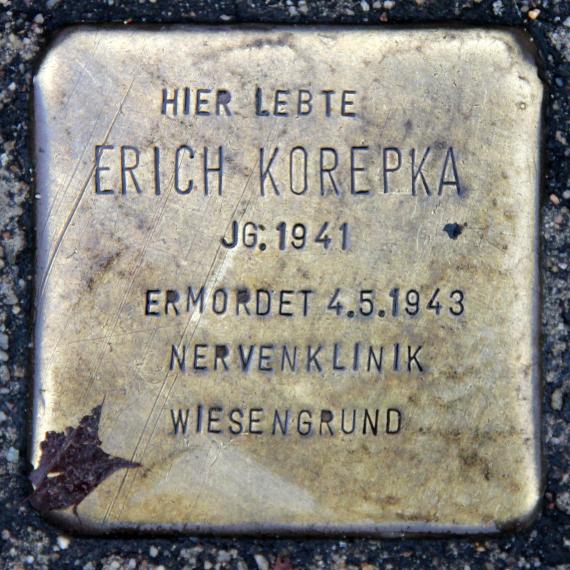 Stolperstein Eichborndamm 238 (Wittn) Erich Korepka