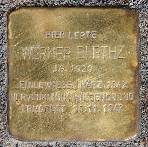 Stolperstein Eichborndamm 238 (Wittn) Werner Burthz2014