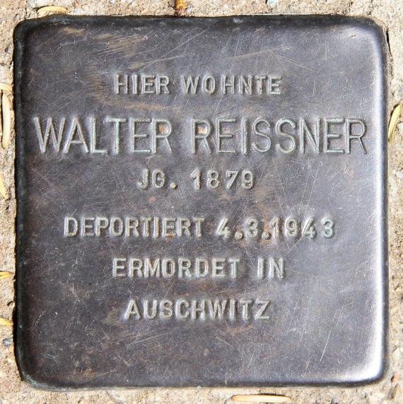 Stolperstein Eichenhofweg 9 (Mahld) Walter Reissner