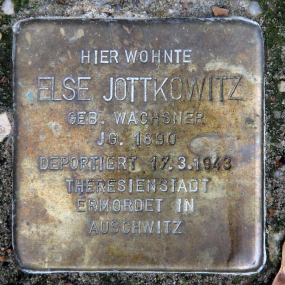 Stolperstein Eisenacher Str 25 (Schön) Else Jottkowitz