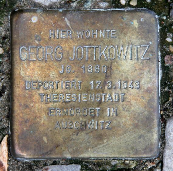 Stolperstein Eisenacher Str 25 (Schön) Georg Jottkowitz