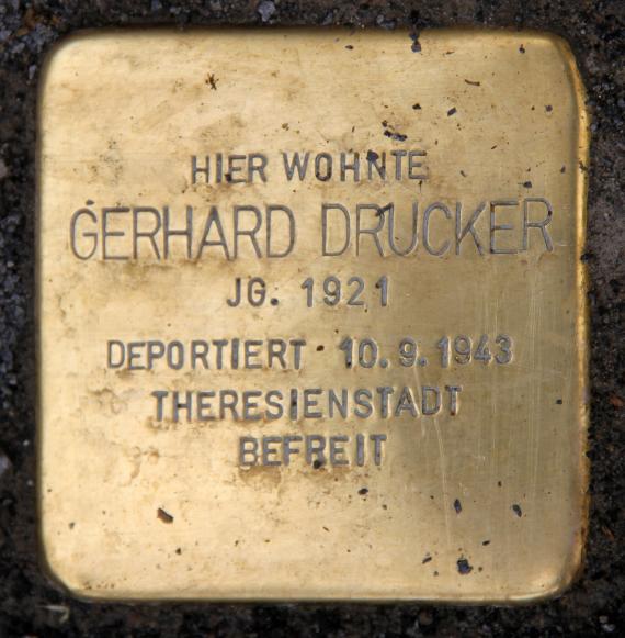 Stolperstein Eitelstr 27 (Rumbg) Gerhard Drucker