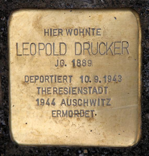 Stolperstein Eitelstr 27 (Rumbg) Leopold Drucker