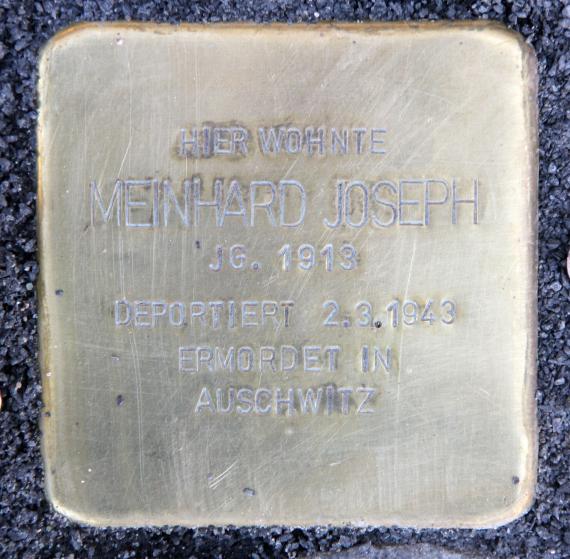 Stolperstein Frankfurter Tor 6 (Frhai) Meinhard Joseph
