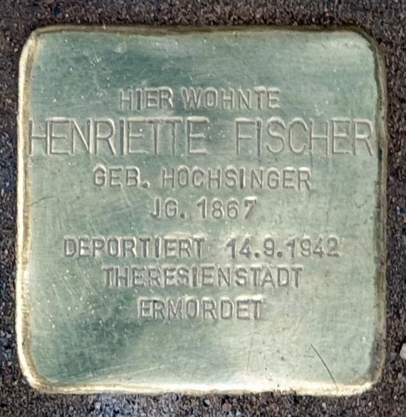 Stolperstein Genthiner Str 46 (Tierg) Henriette Fischer 2021