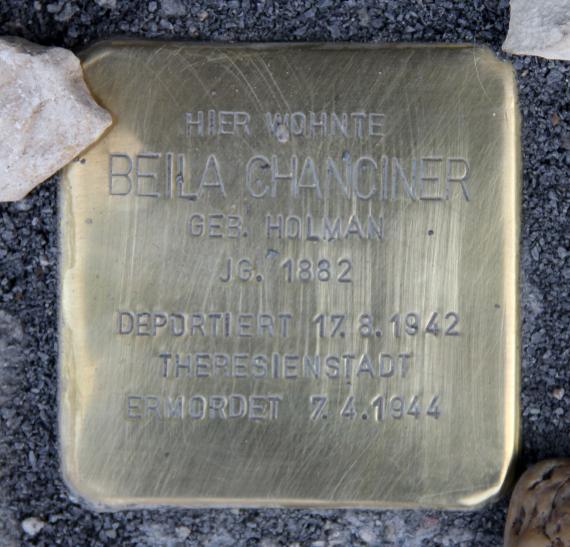 Stolperstein Gormannstr 5 (Mitte) Beila Chanciner