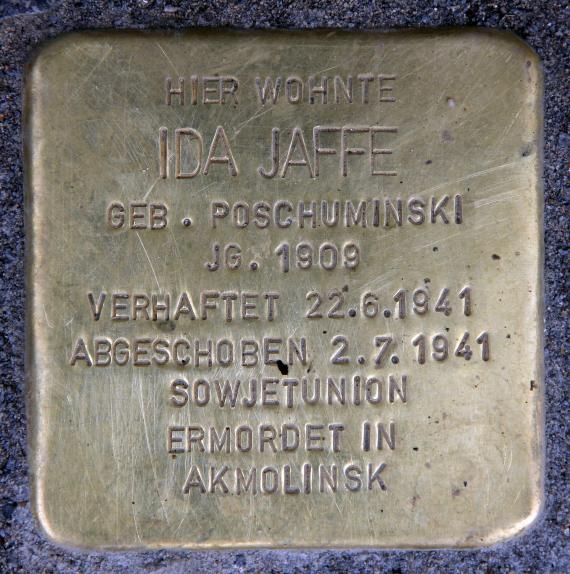 Stolperstein Hauptstr 110 (Schön) Ida Jaffe