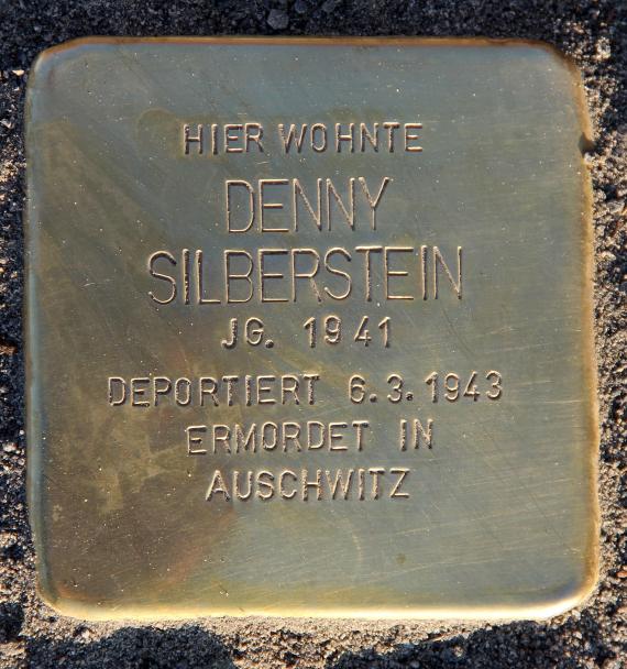 Stolperstein Hauptstr 80 (Rumbg) Denny Silberstein