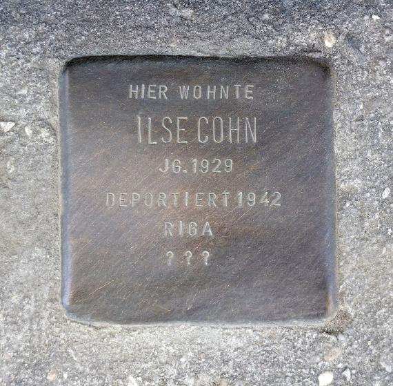Stolperstein Ilse Cohn