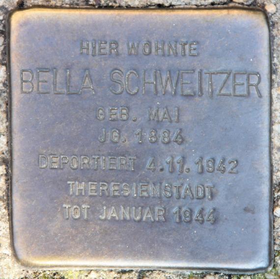 Stolperstein Innsbrucker Str 32 (Schöb) Bella Schweitzer