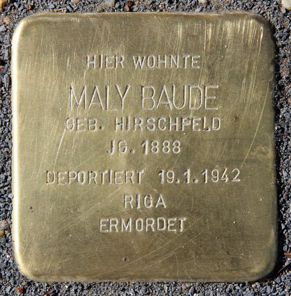 Stolperstein Köpenicker Landstr 262 (Baums) Maly Baude