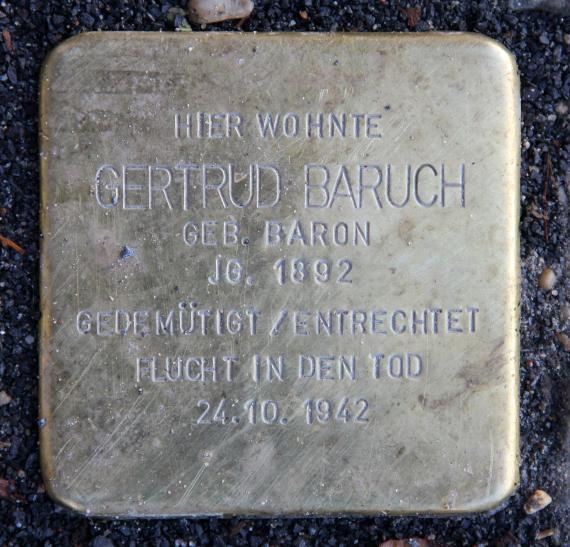 Stolperstein Köpenicker Str 41 (Mitte) Gertrud Baruch