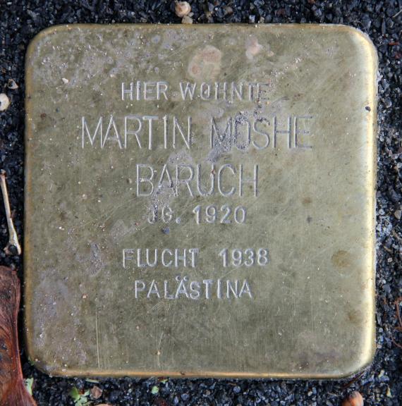 Stolperstein Köpenicker Str 41 (Mitte) Martin Moshe Baruch