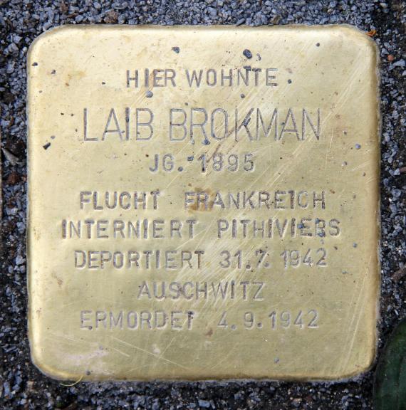 Stolperstein Karl-Marx-Allee 3 (Mitte) Laib Brokman