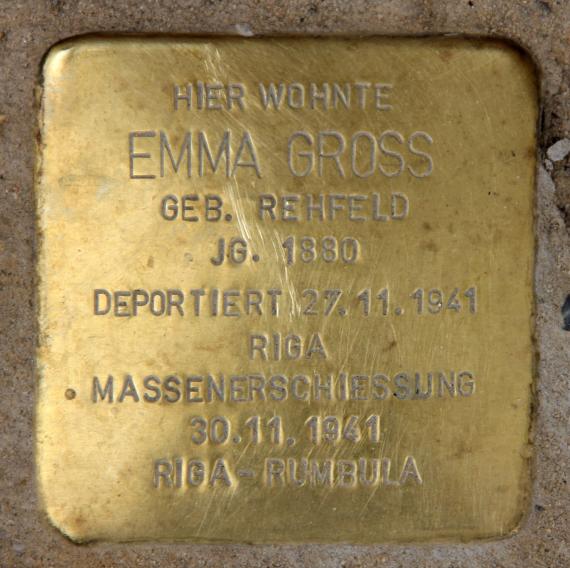 Stolperstein Kleine Hamburger Str 5 (Mitte) Emma Gross