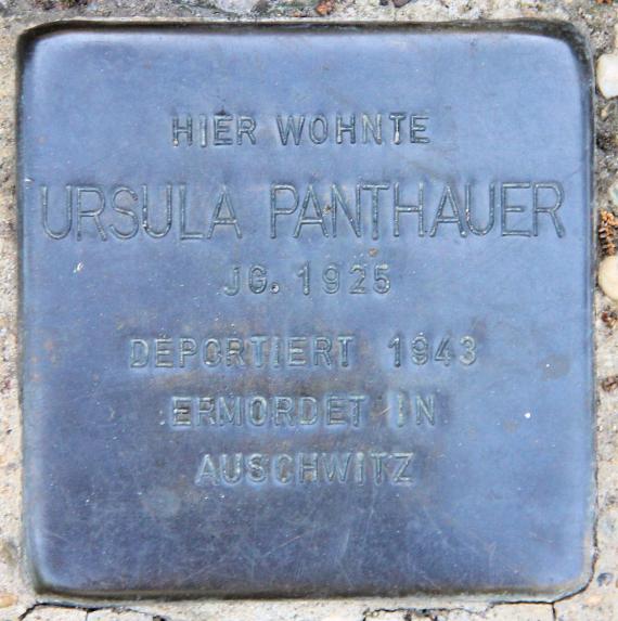 Stolperstein Kleineweg 105 (Templ) Ursula Panthauer