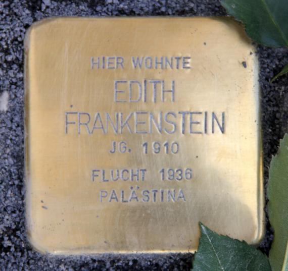 Stolperstein Kolonnenstr 12 (Schön) Edith Frankenstein