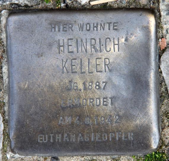 Stumbling Stone Koppenstr 31 (Frhai) Heinrich Keller