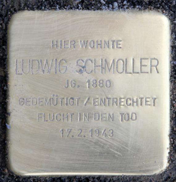 Stolperstein Lützowstr 72 (Tierg) Ludwig Schmoller