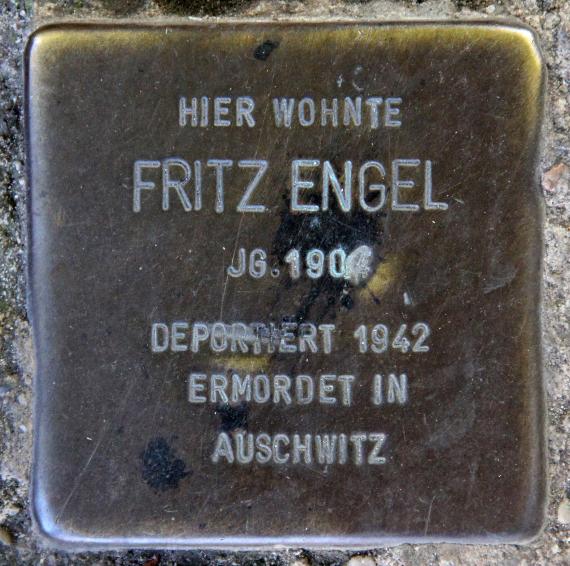 Stolperstein Lange Str 79 (Frhai) Fritz Engel