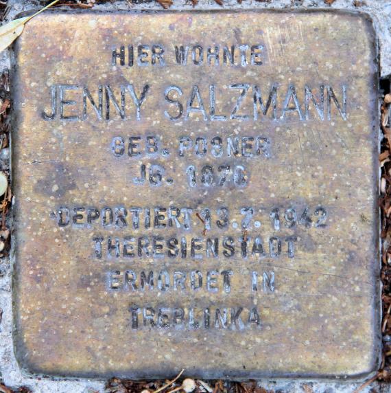 Stolperstein Lehndorffstr 29 (Karlh) Jenny Salzmann