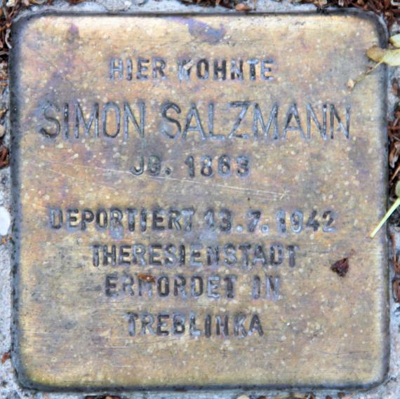 Stolperstein Lehndorffstr 29 (Karlh) Simon Salzmann