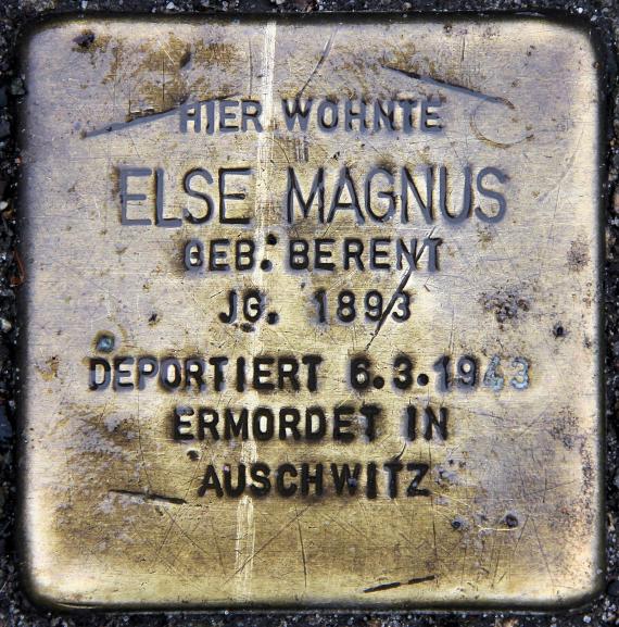 Stolperstein Leonorenstr 79 (Lankw) Else Magnus