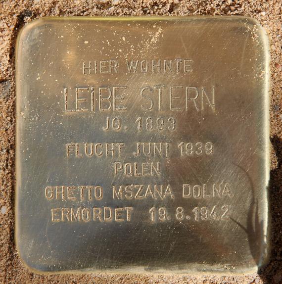 Stumbling Stone Lottumstr 6 (Prenz) Leibe Stern