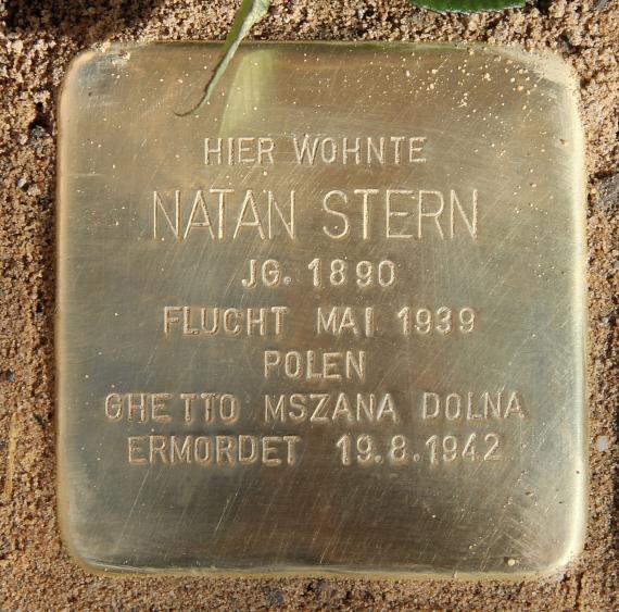 Stolperstein Lottumstr 6 (Prenz) Natan Stern