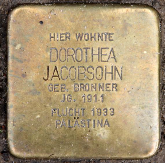 Stolperstein Luisenstr 65 (Mitte) Dorothea Jacobsohn