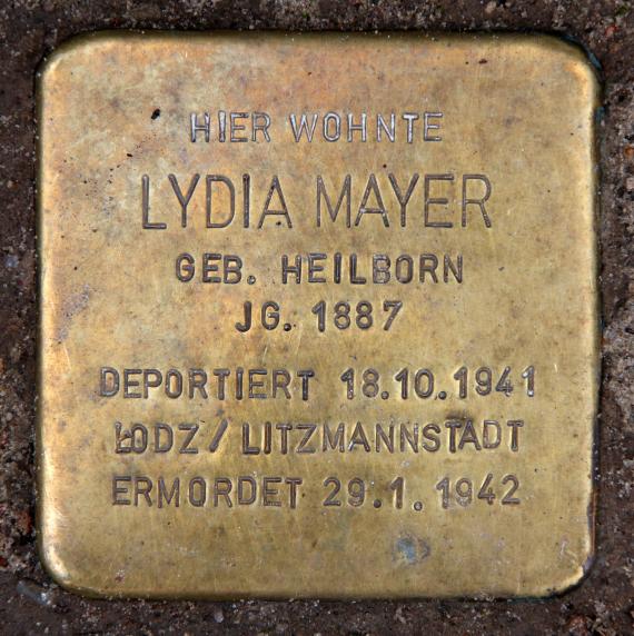 Stolperstein Münchener Str 16 (Schön) Lydia Mayer