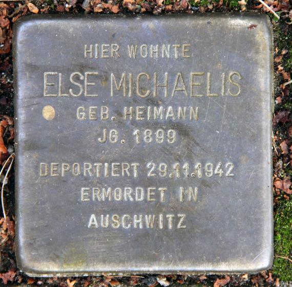 Stolperstein Markgrafenstr 64 (Frohn) Else Michaelis