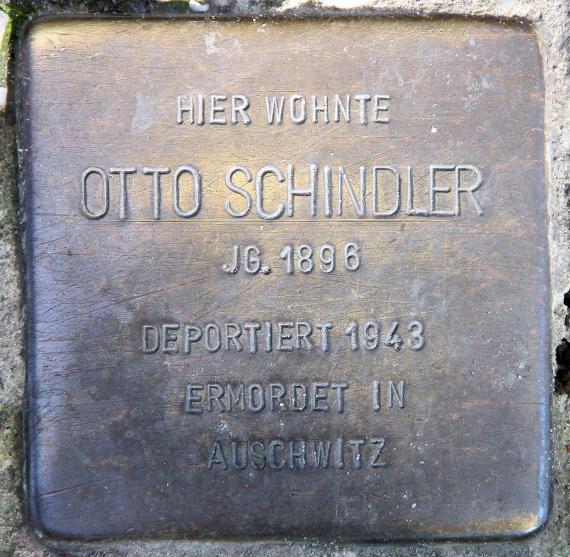 Stolperstein Martin-Luther-Str 127 (Schöb) Otto Schindler