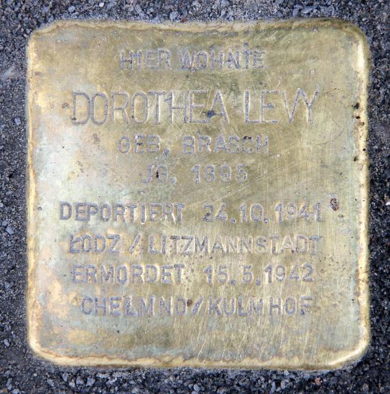 Stolperstein Martin-Luther-Str 65 (Schön) Dorothea Levy