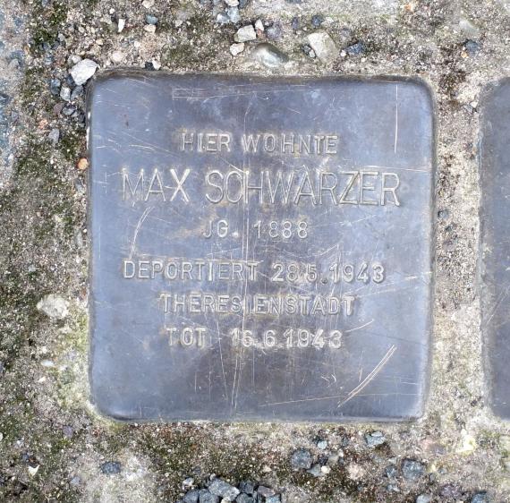 Stolperstein Max Schwarzer