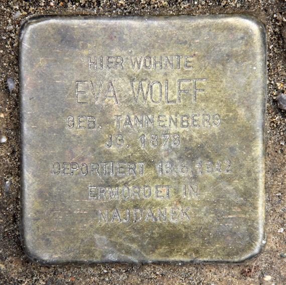 Stumbling Stone Nentwigstr 10 (Kauld) Eva Wolff