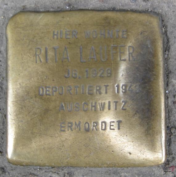Stolperstein Neue Schönhauser Str 10 Rita Laufer