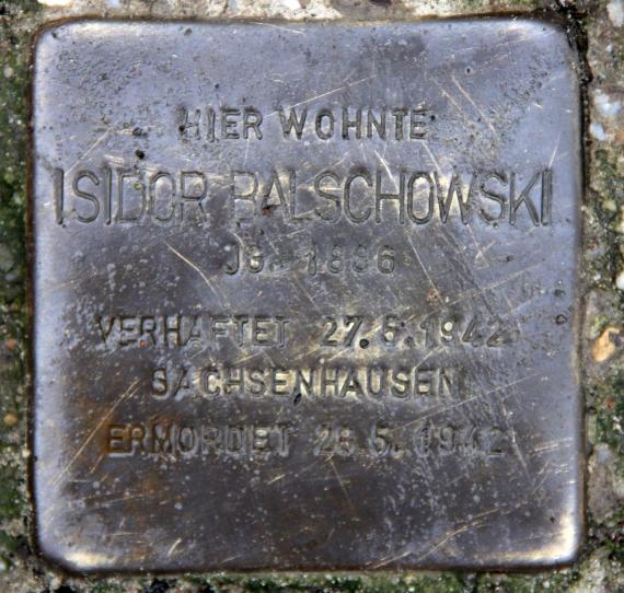 Stolperstein Nimrodstr 43 (Waidm) Isidor Balschowski