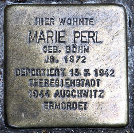 Stumbling Stone Nollendorfstr 13-14 (Schöb) Marie Perl