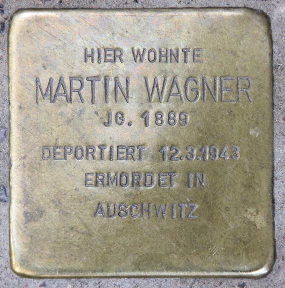 Stumbling Stone Nollendorfstr 28 (Schöb) Martin Wagner