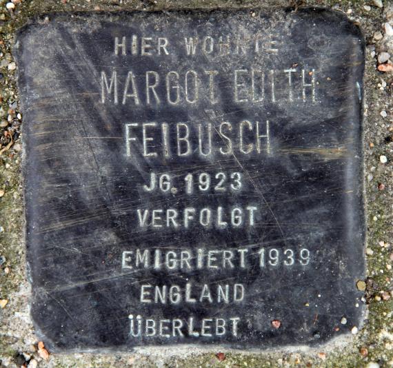 Stolperstein Otto-Nagel-Str 38 (Biesd) Margot Edith Feibusch