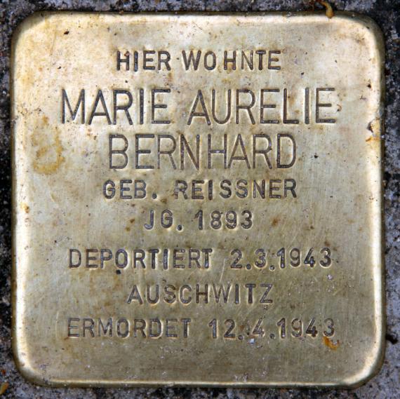 Stolperstein Peter-Hille-Str 17 (Frihg) Marie Aurelie Bernhard