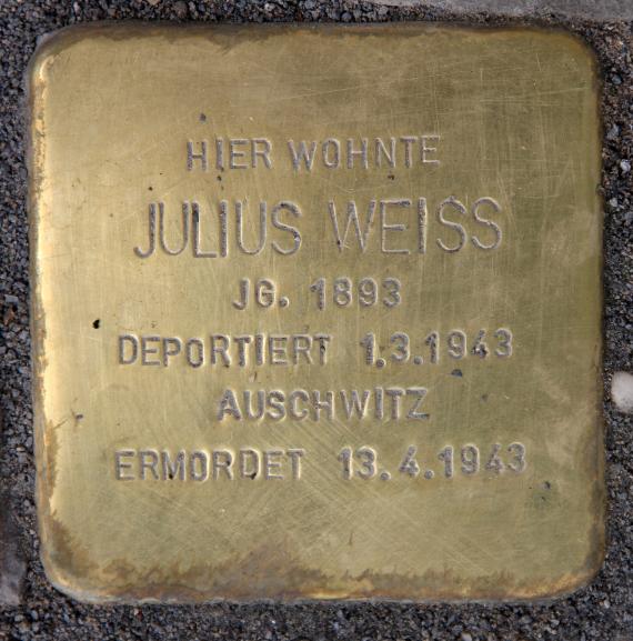 Stumbling Stone Pichelsdorfer Str 97 (Willst) Julius Weiss