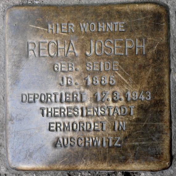 Stolperstein Recha Joseph Neue Hochstraße 10 0114