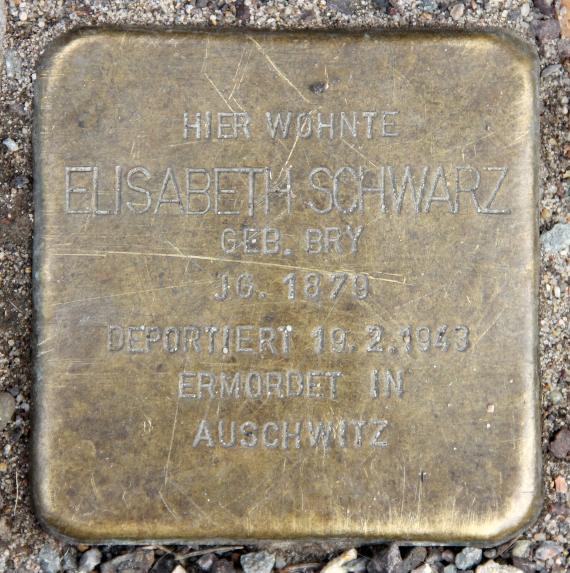 Stolperstein Rosenheimer Str 5 (Schön) Elisabeth Schwarz